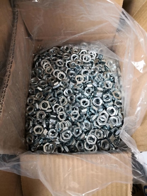 Hexagon thin nut DIN 439 2,steel zinc plated M10
