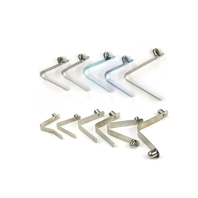 Button spring clips