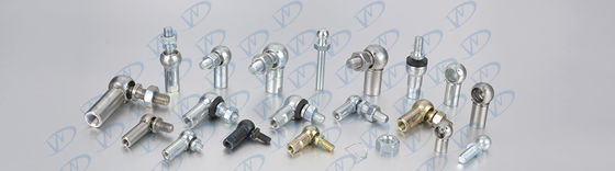 DIN71802 Angle ball joint CS13M8,steel with zinc white-blue,can be used for different industries,such as gas spring etc